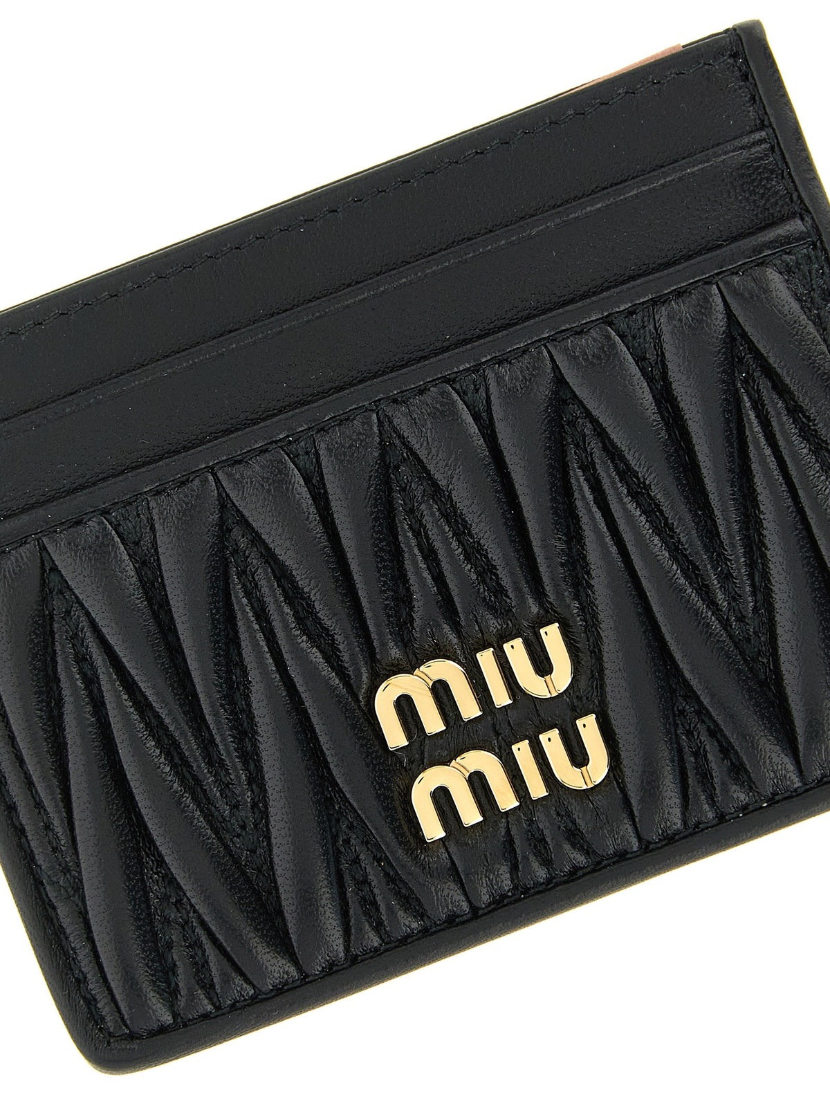 Matelassé nappa cardholder