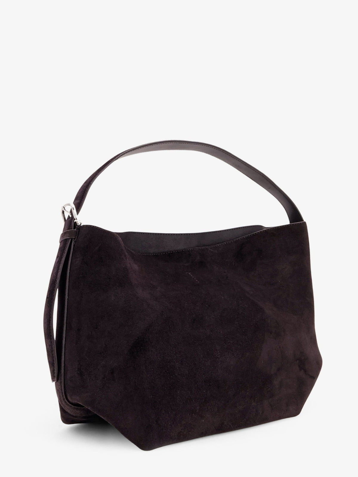 Medium Belted suede shoulder bag