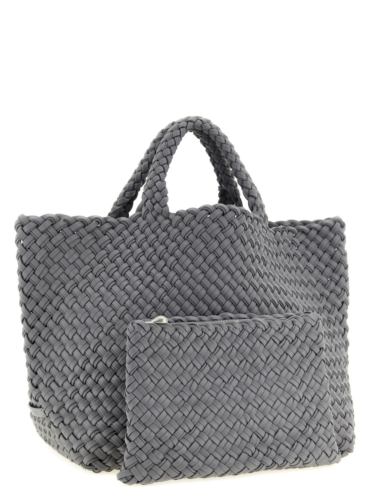 حقيبة تسوق متوسطة منسوجة بأسلوب "St. Barths Double Weave"