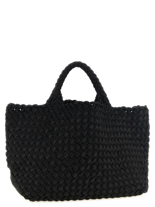حقيبة تسوق متوسطة الحجم بتصميم 'St. Barths Double Weave'