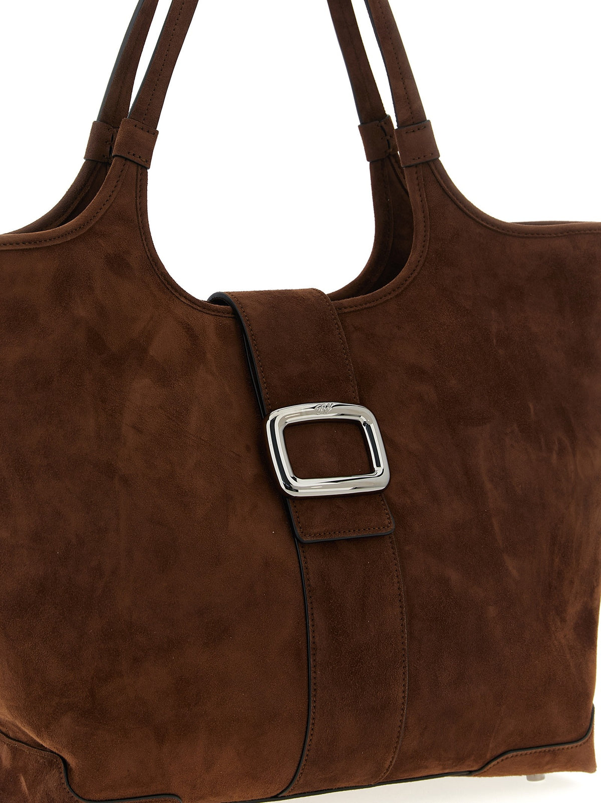 Medium 'Viv' Choc' shopping bag