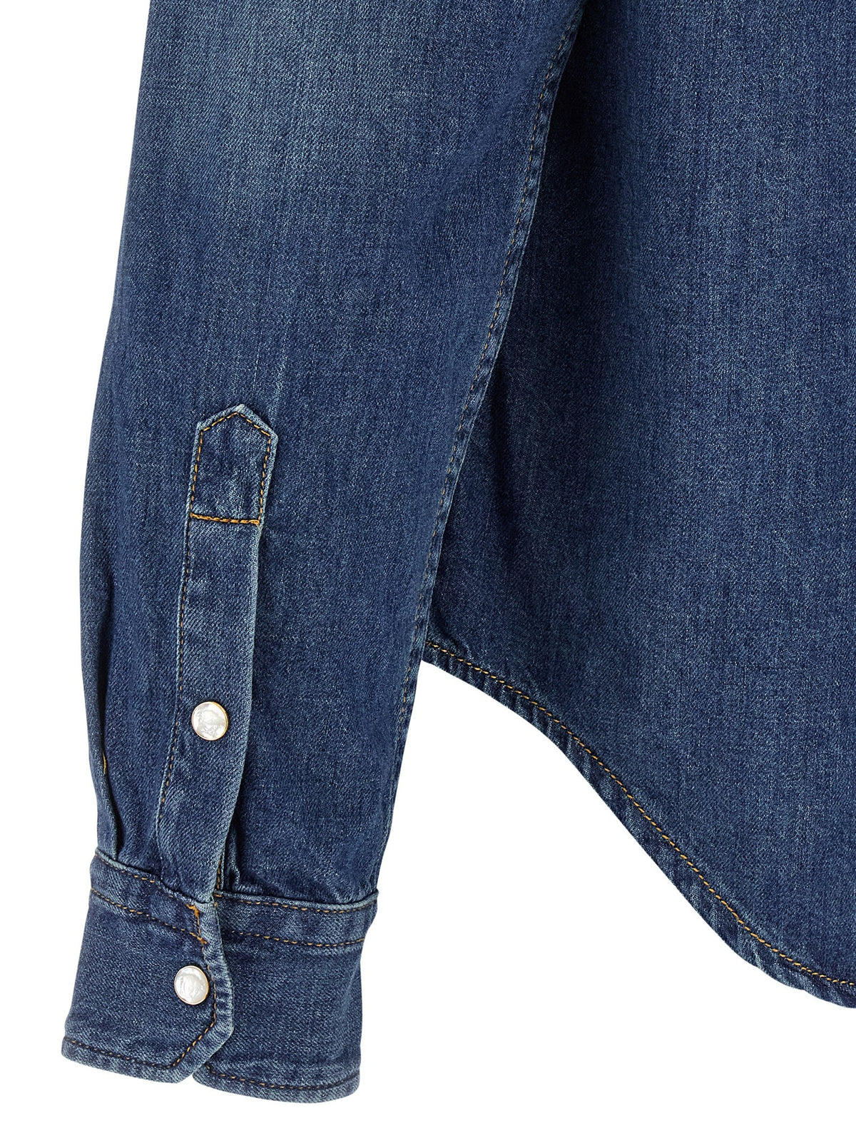 'Medusa' patch shirt