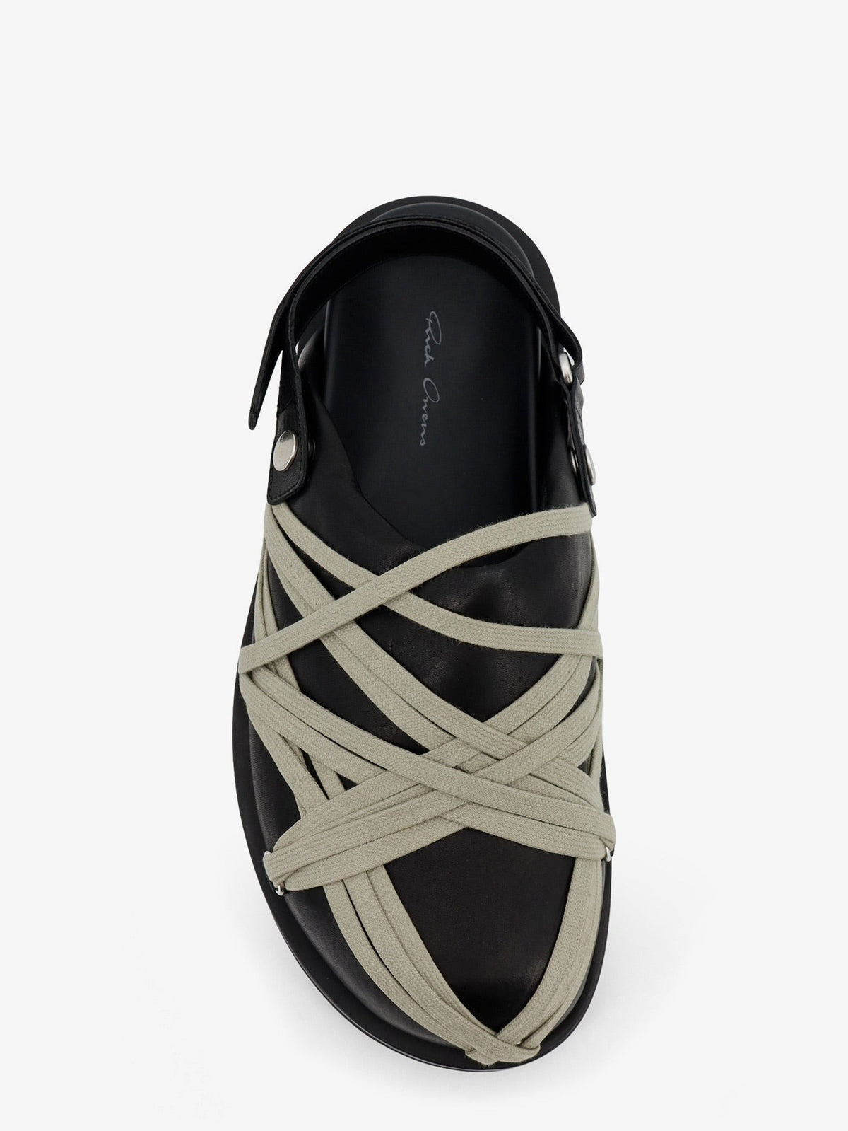 Megalace leather sandals