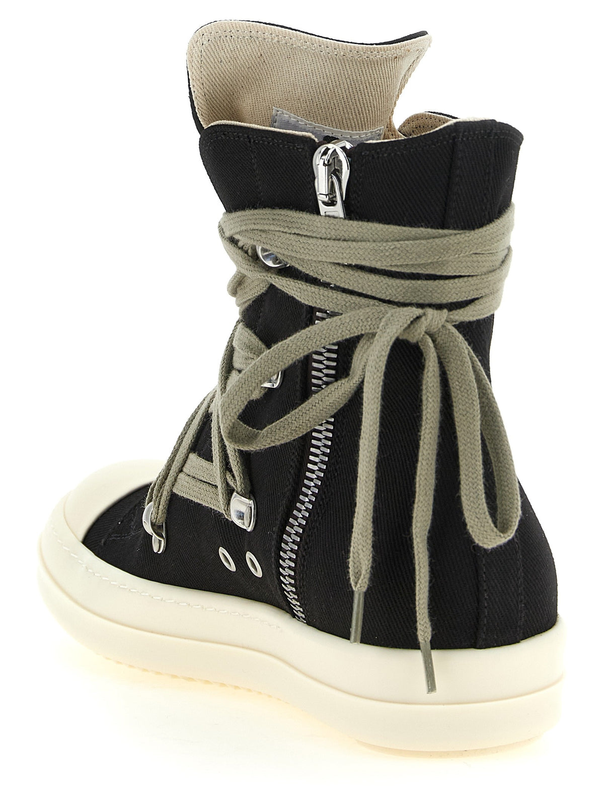 'Megalace Sneaks' Denim Sneakers