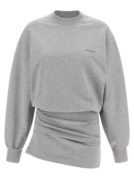 Mélange sweatshirt dress