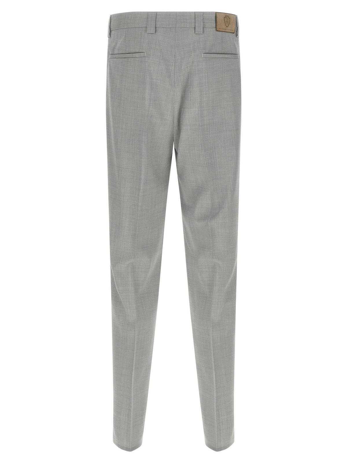 Mélange wool pants