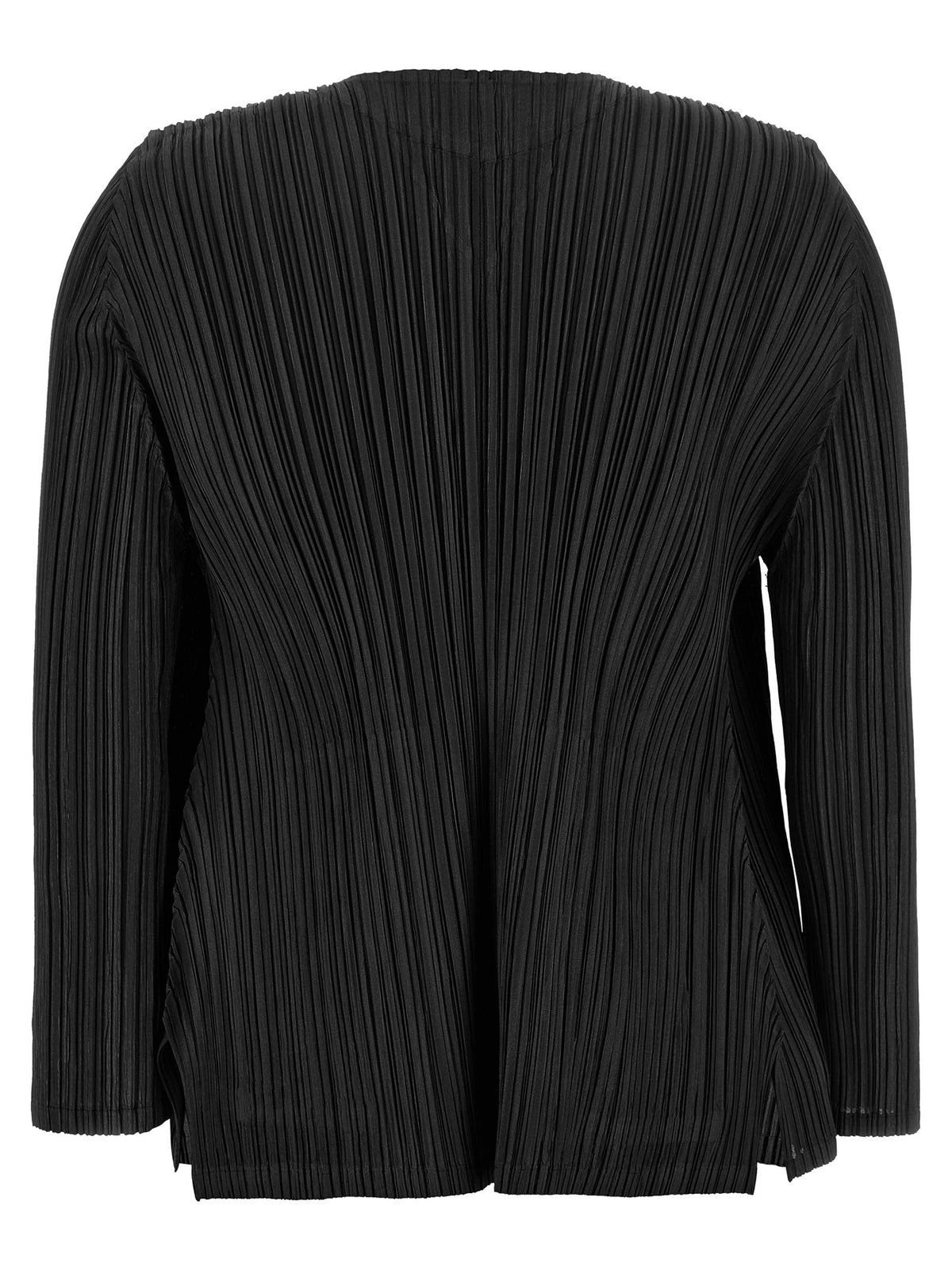 'Mellow Pleats' cardigan
