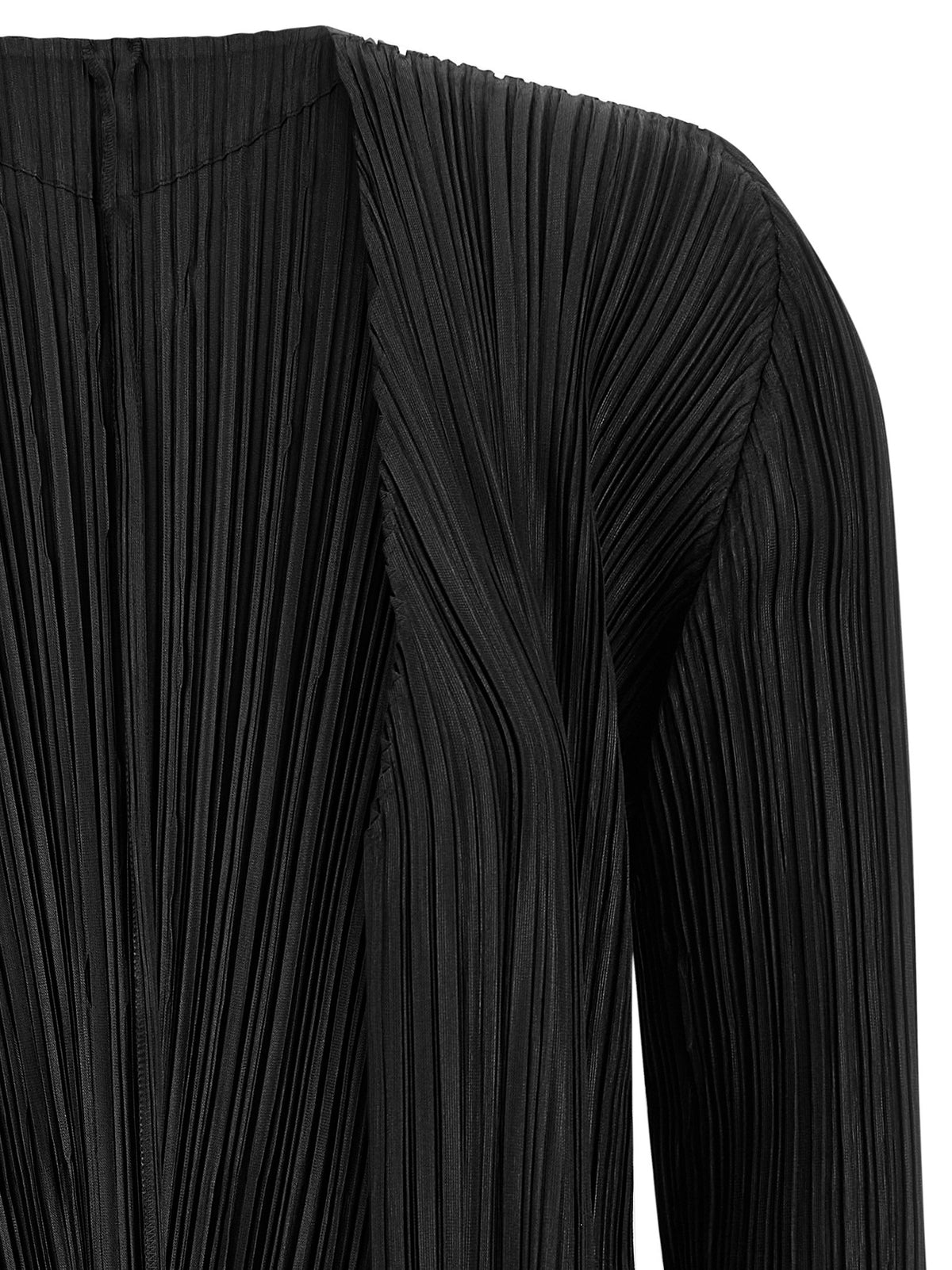 'Mellow Pleats' cardigan