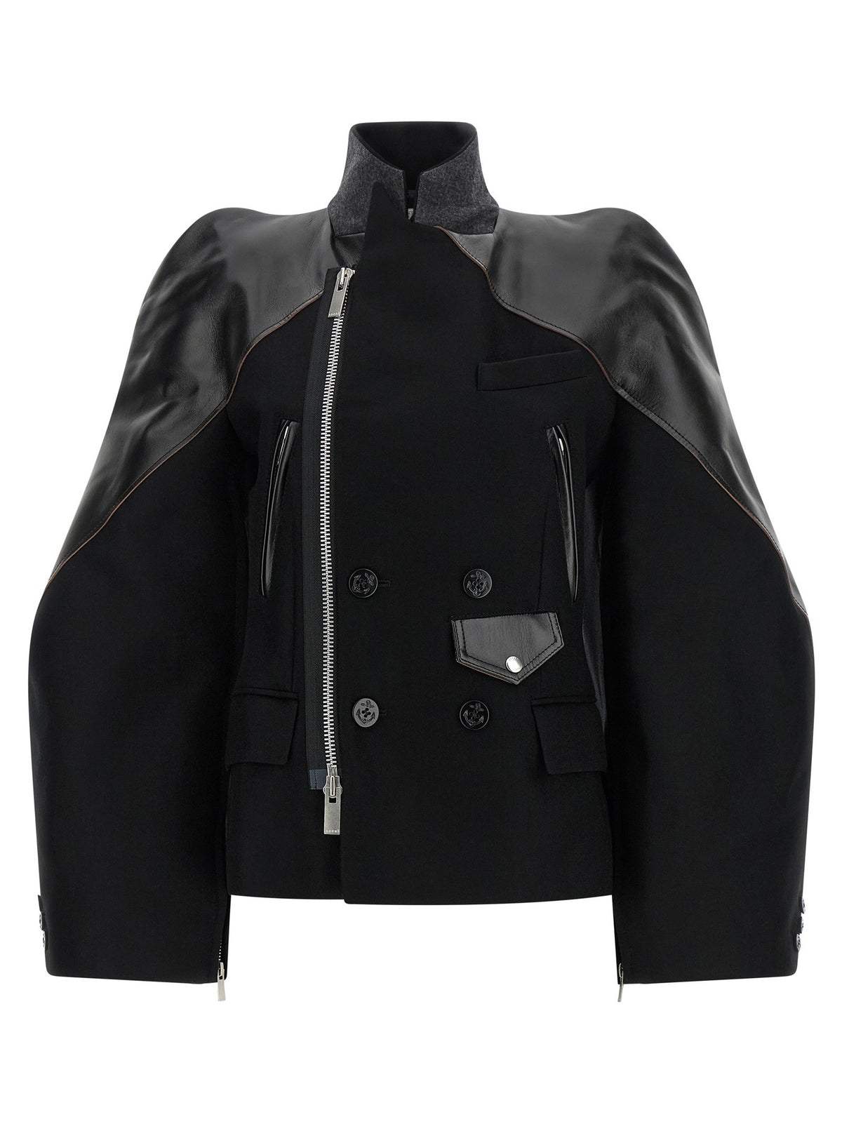 Melton wool jacket