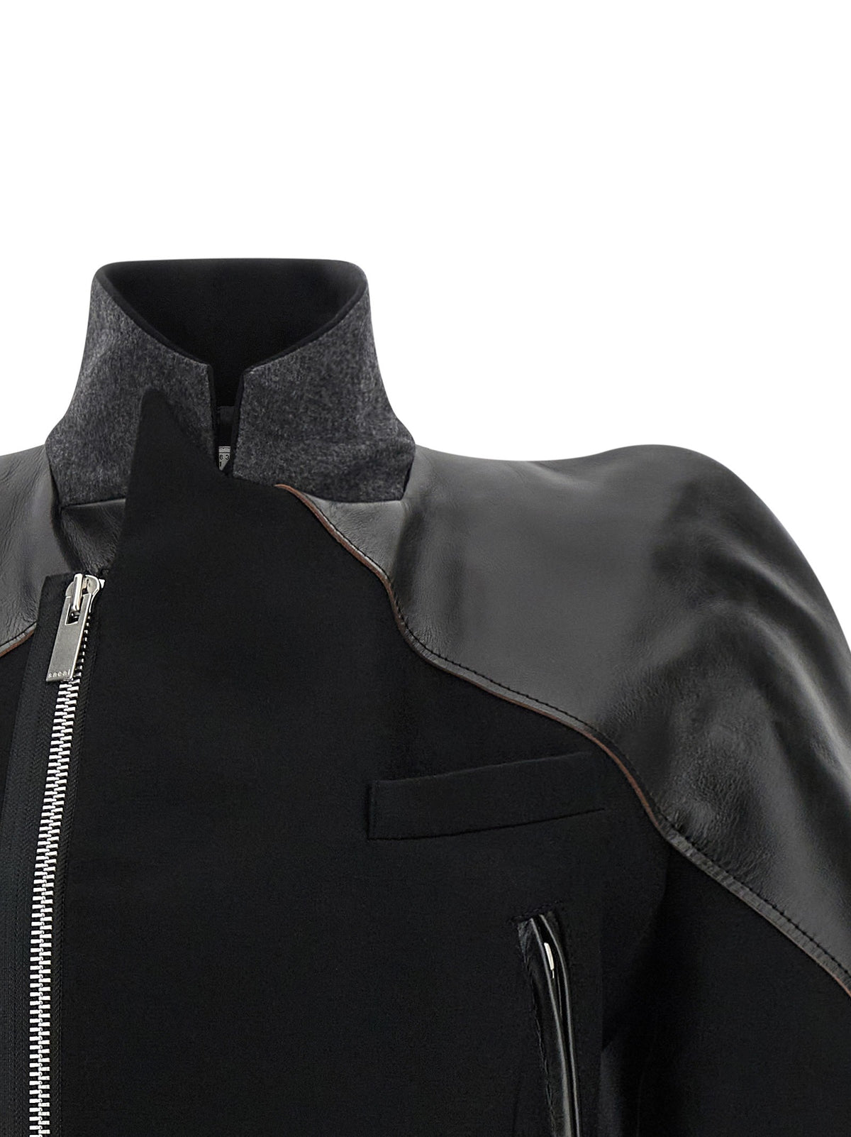 Melton wool jacket