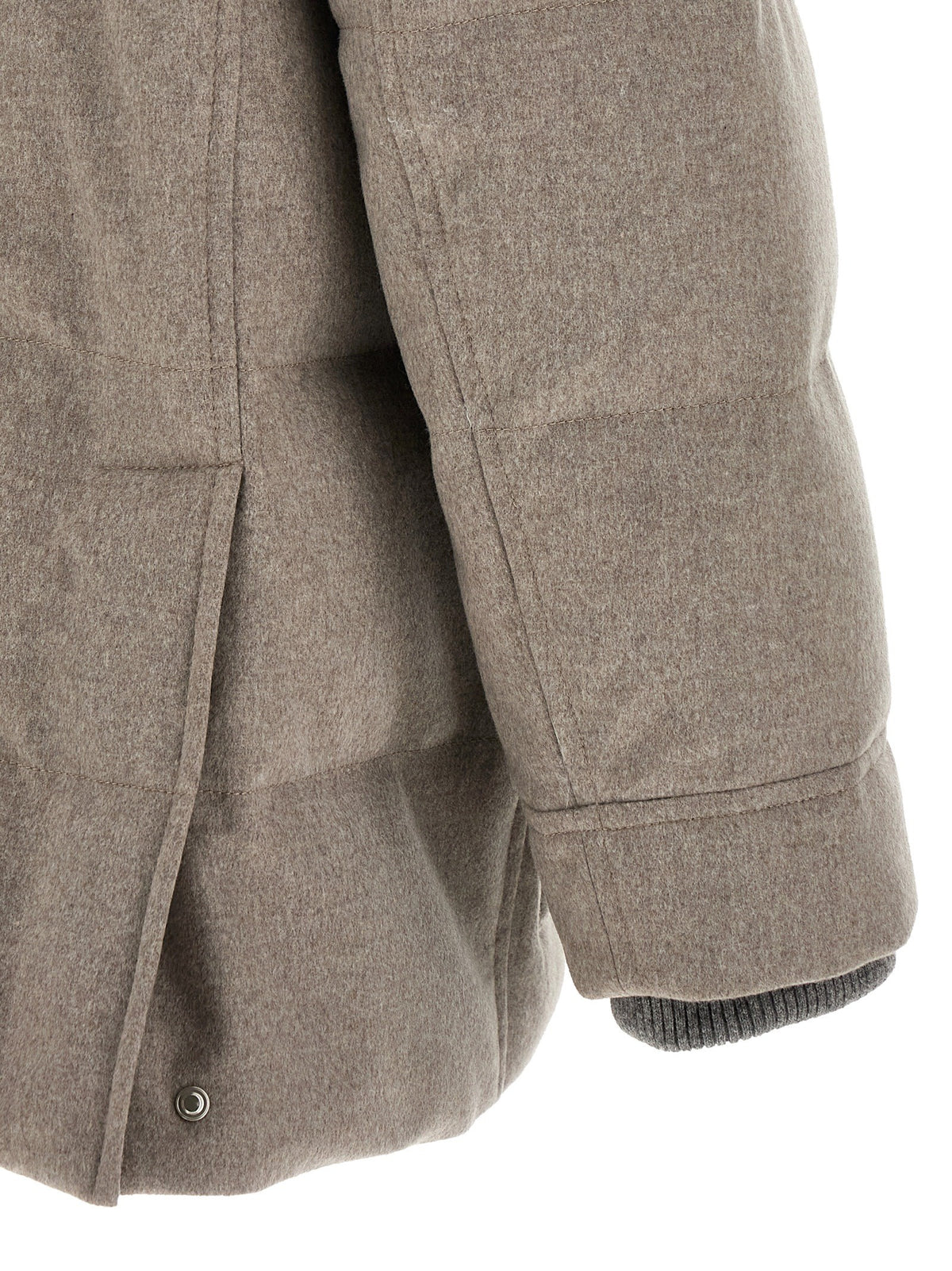 Membrane wool flannel parka