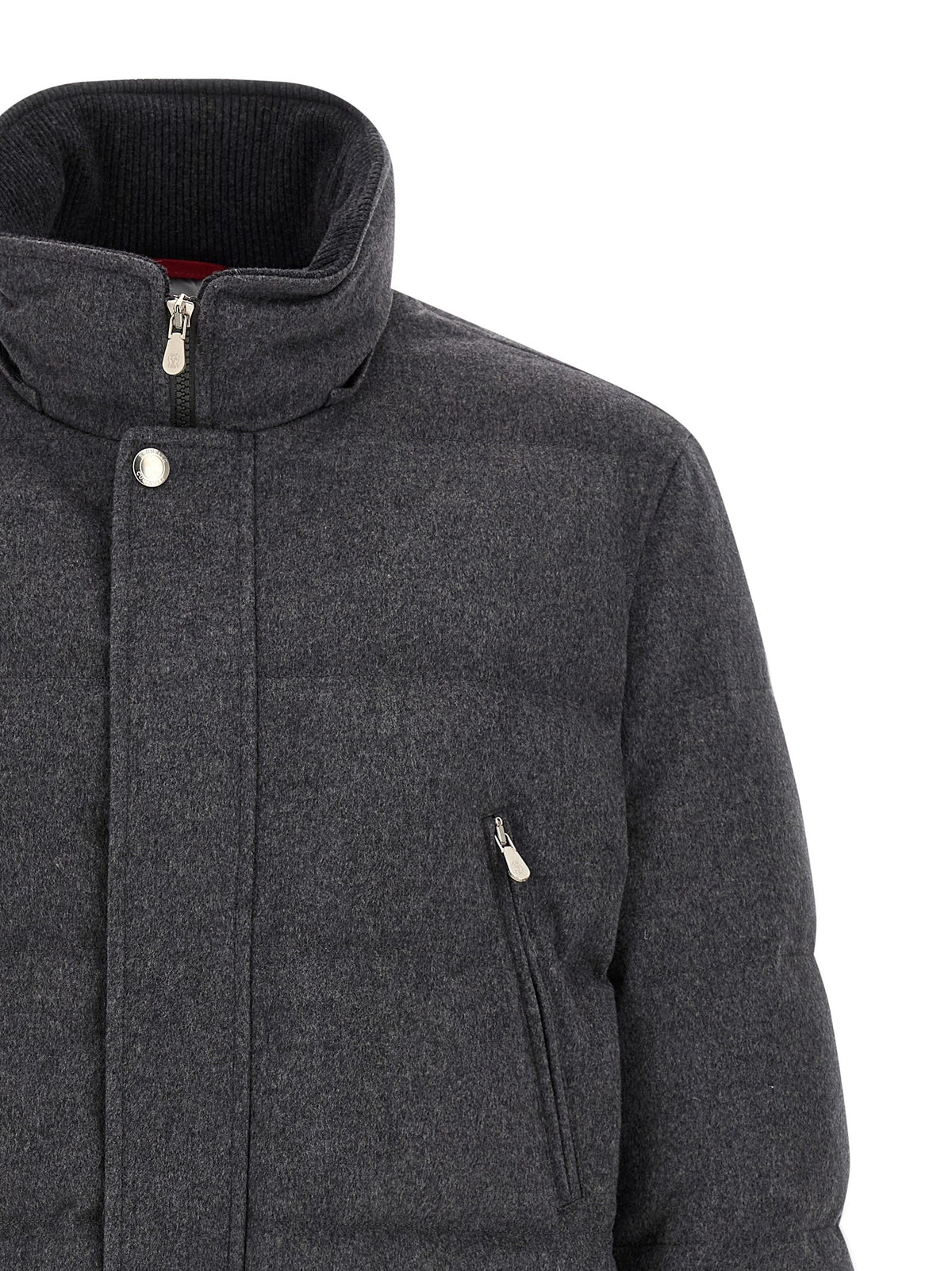 Membrane wool flannel parka