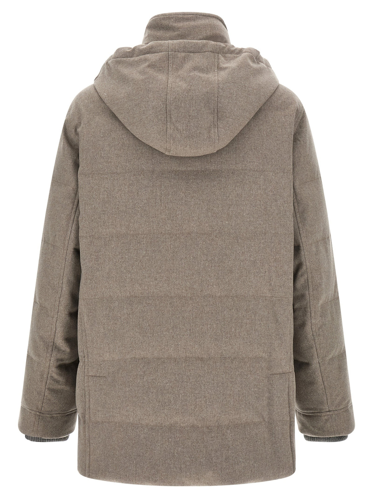 Membrane wool flannel parka