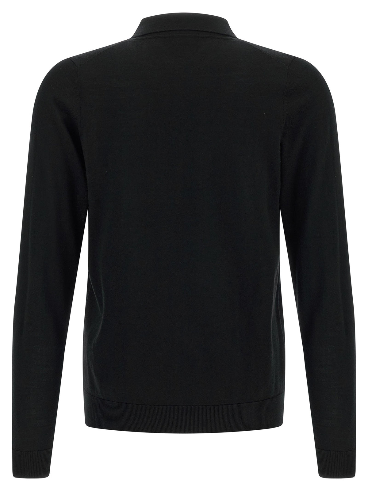 Merino wool polo shirt