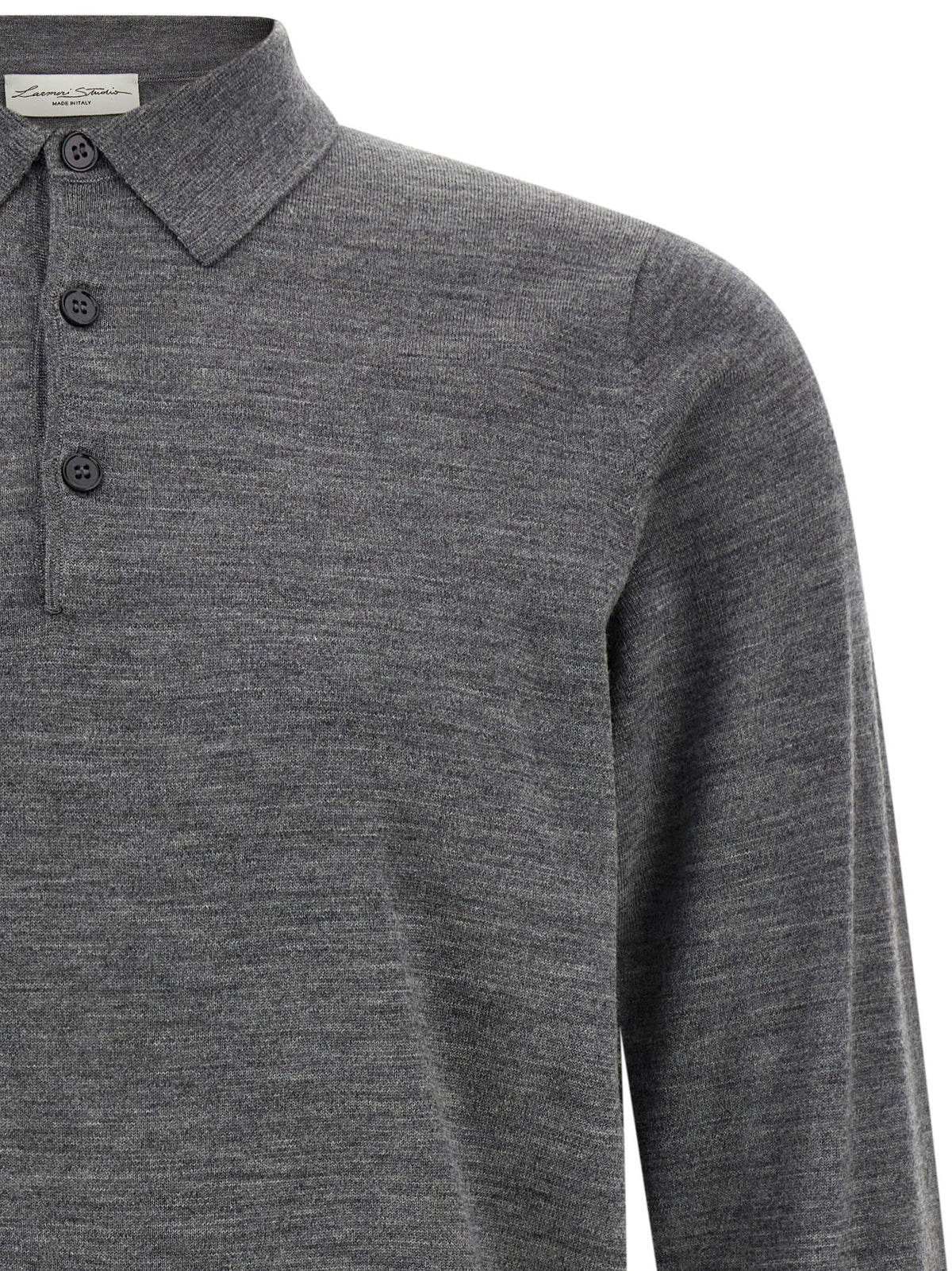 Merino wool polo shirt