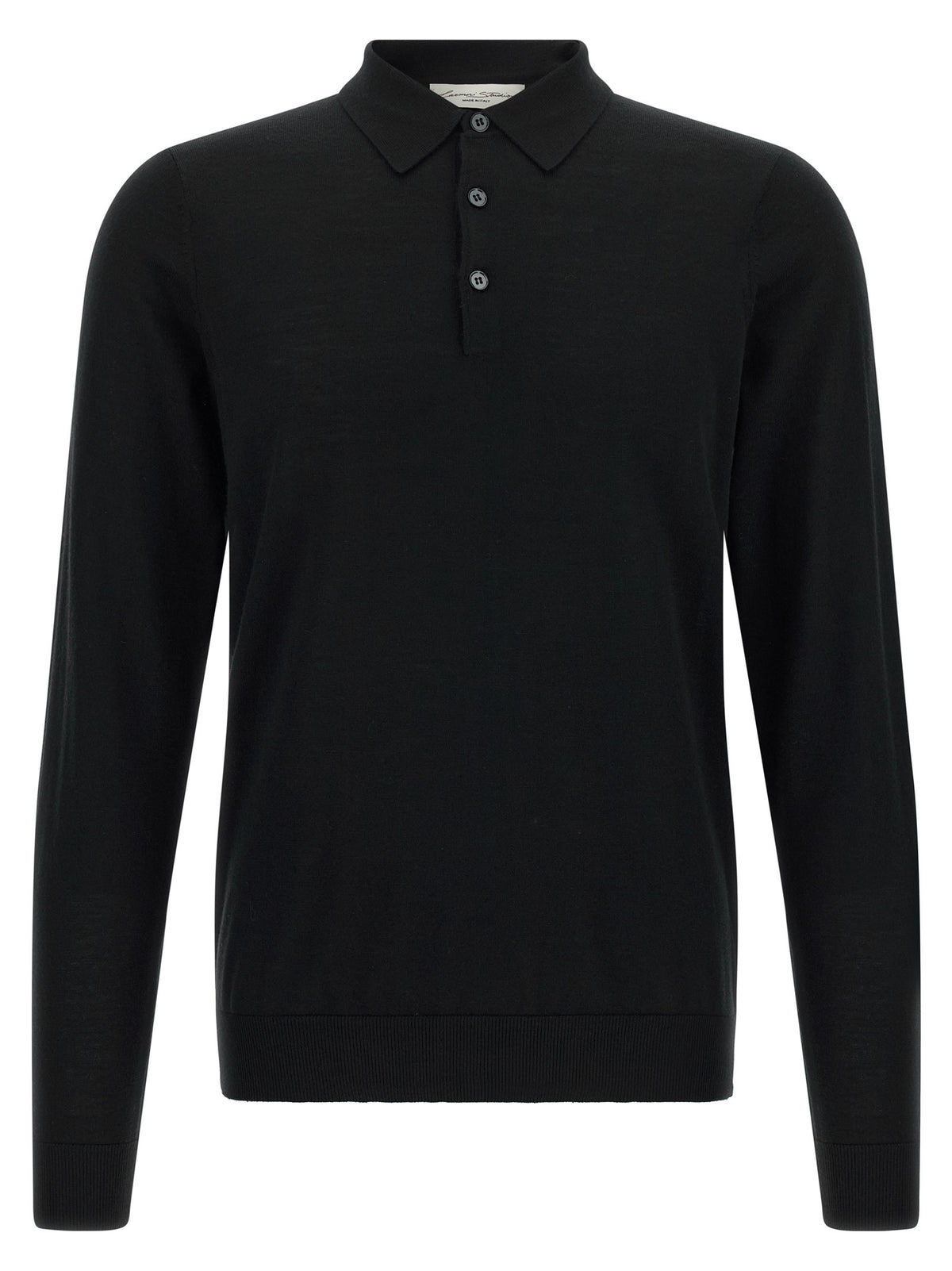 Merino wool polo shirt