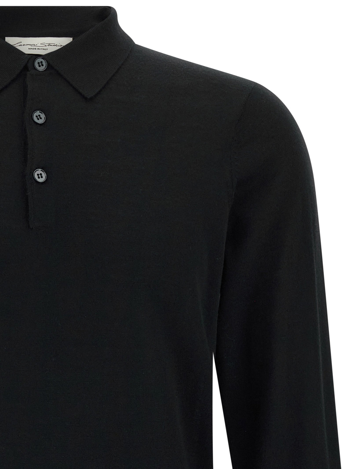 Merino wool polo shirt