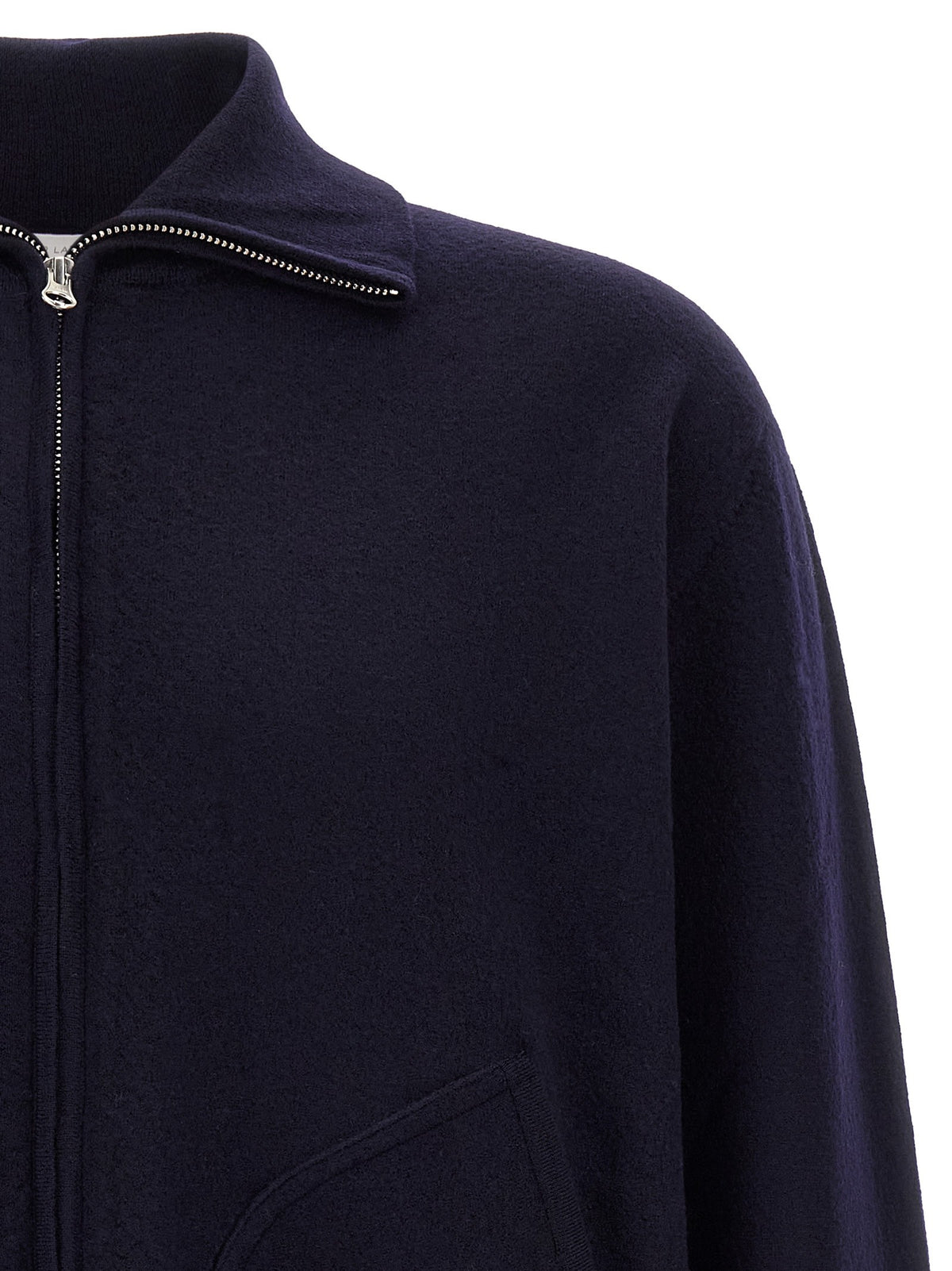 Merino wool zip sweater