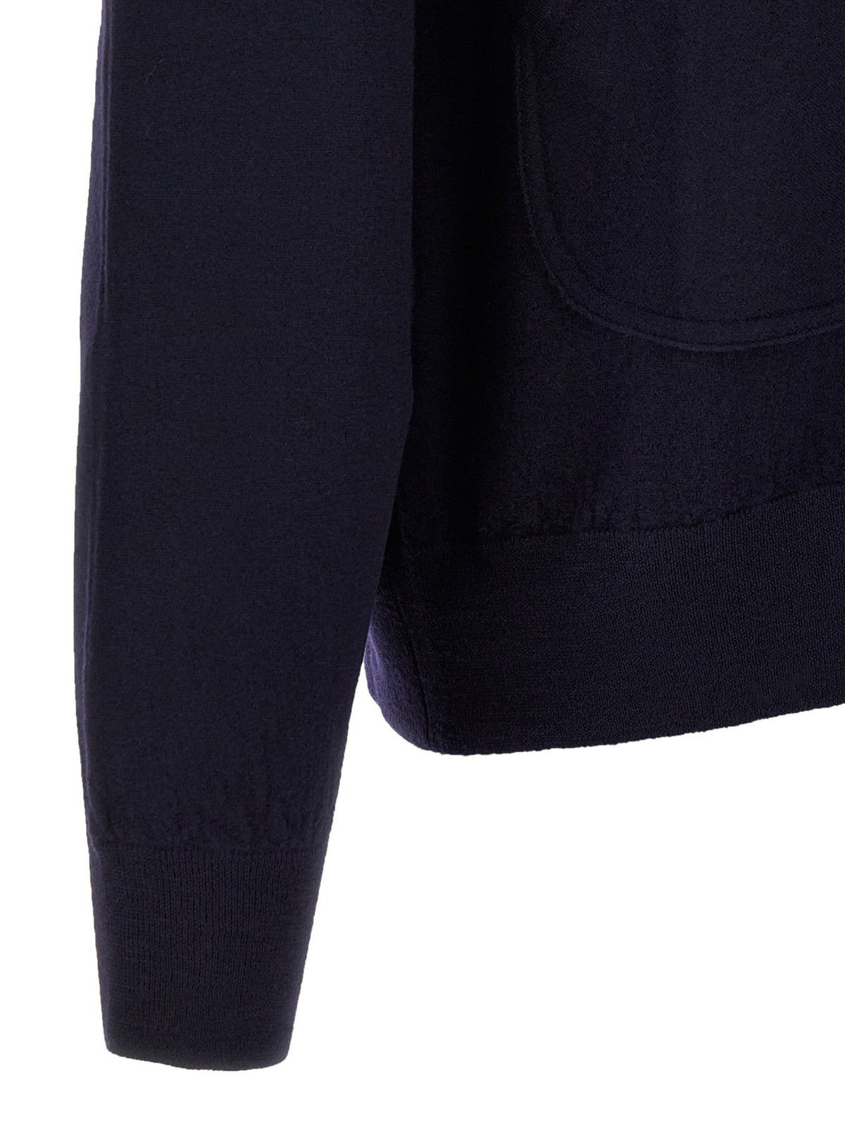 Merino wool zip sweater