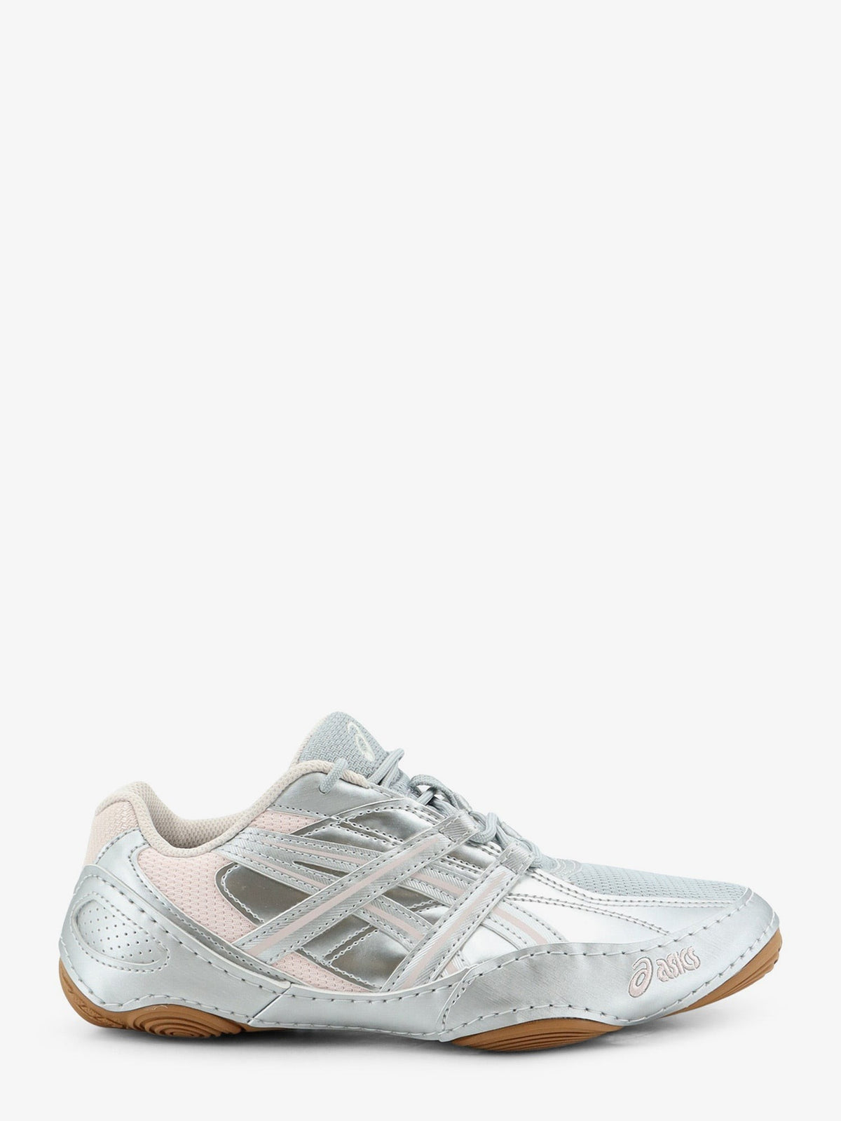 Mesh and leather Hypersync sneakers with embroidered logo