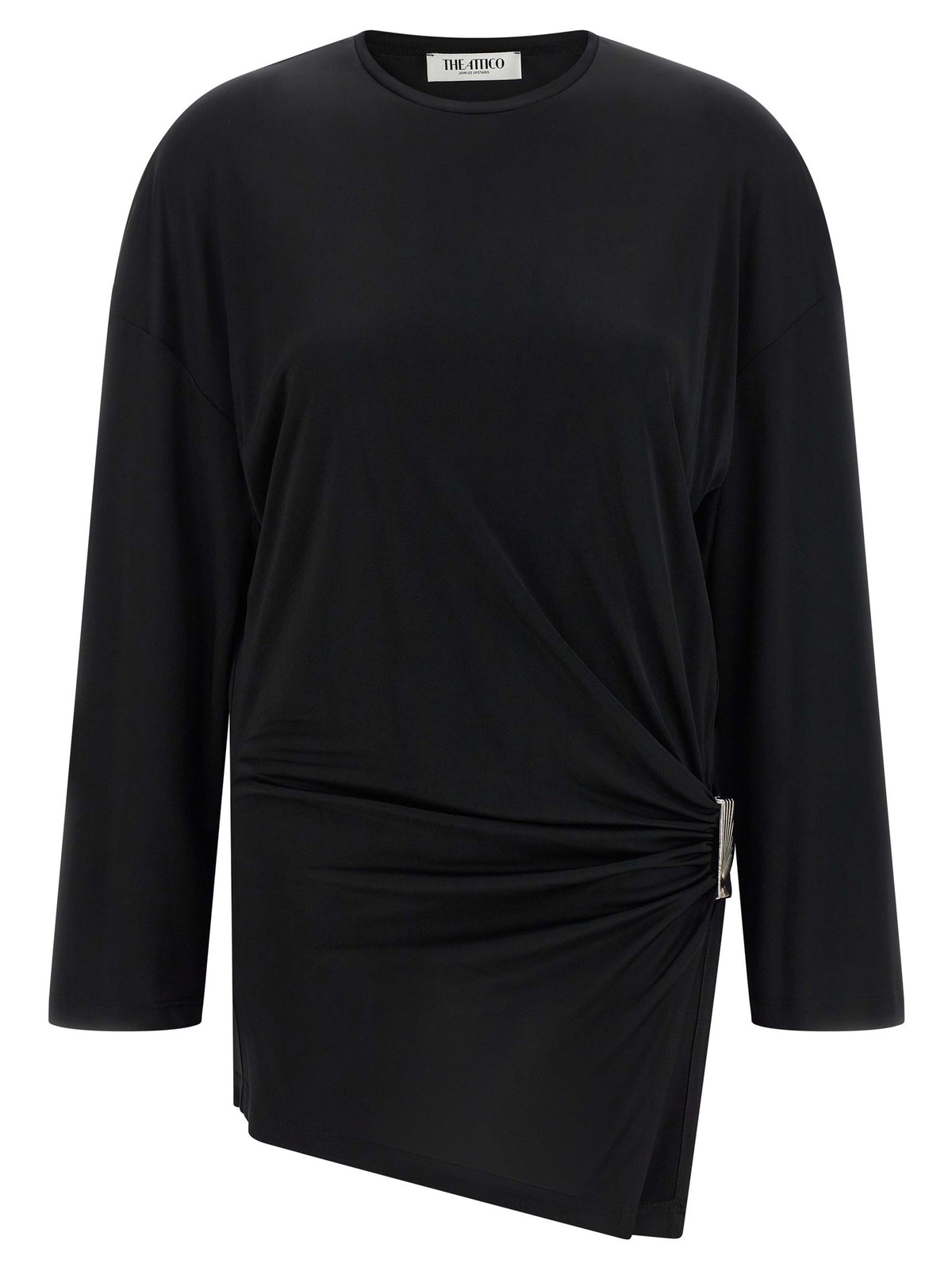 Metallic detail dress