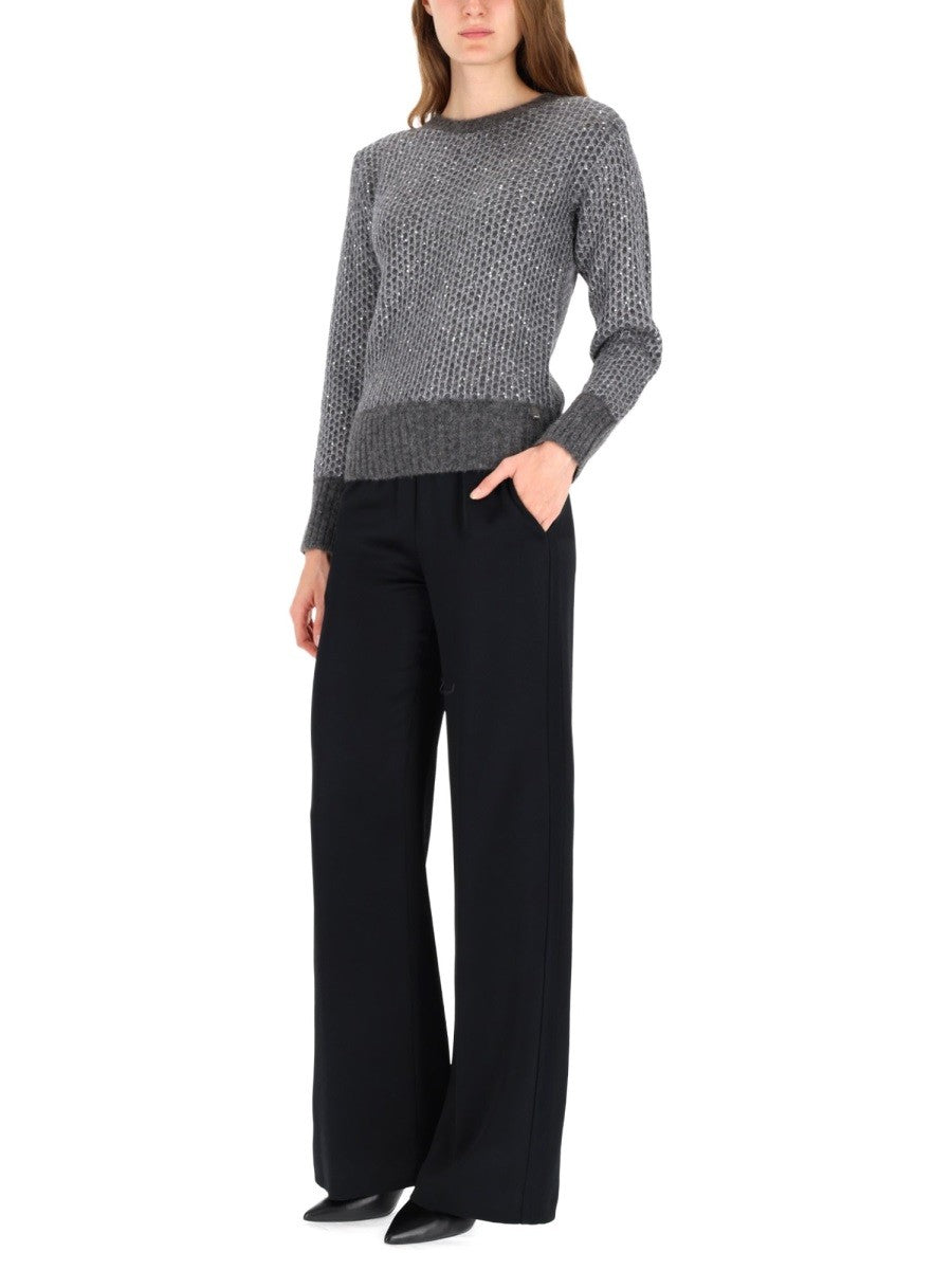 METALLIC EFFECT SEQUIN JERSEY