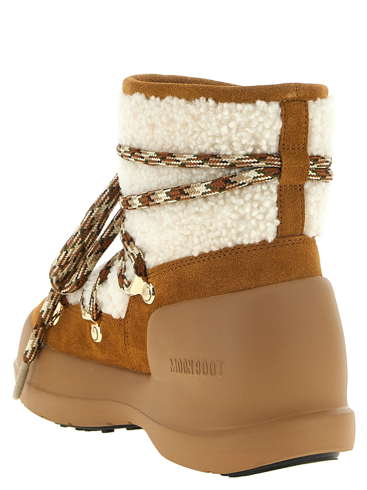 'Mezzaluna' beige ankle boots