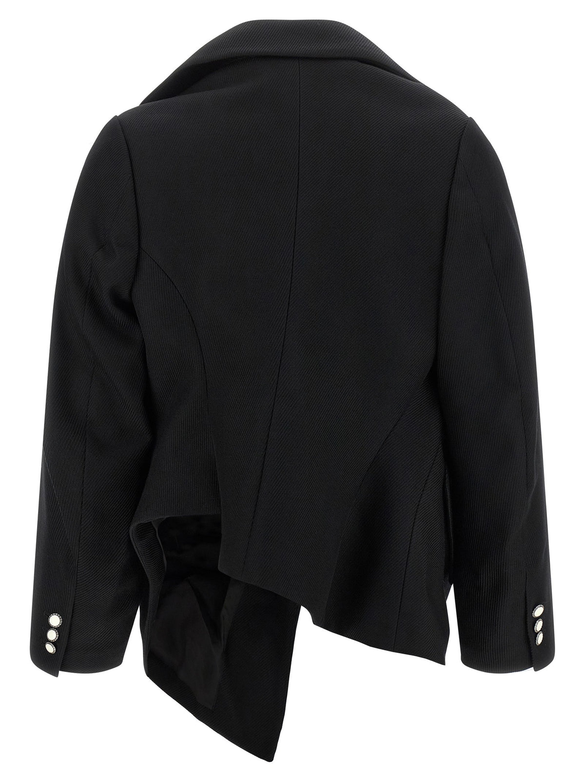 Micro ribbed blazer