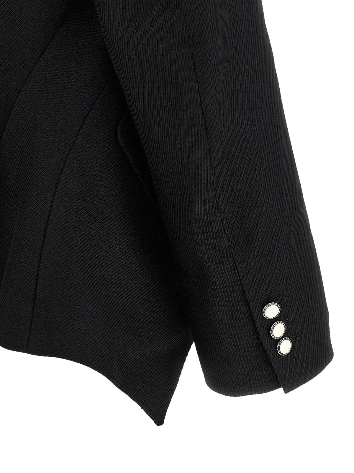 Micro ribbed blazer