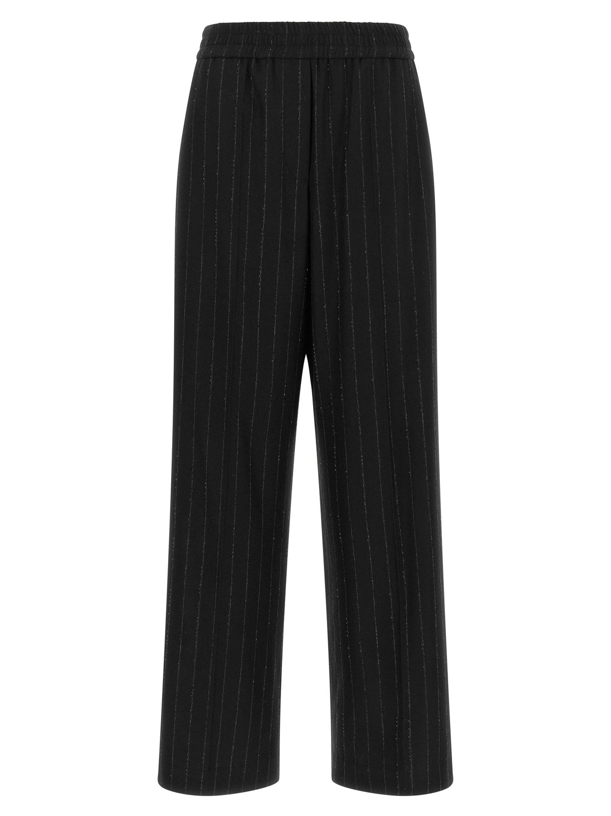 Micro sequin pinstripe pants