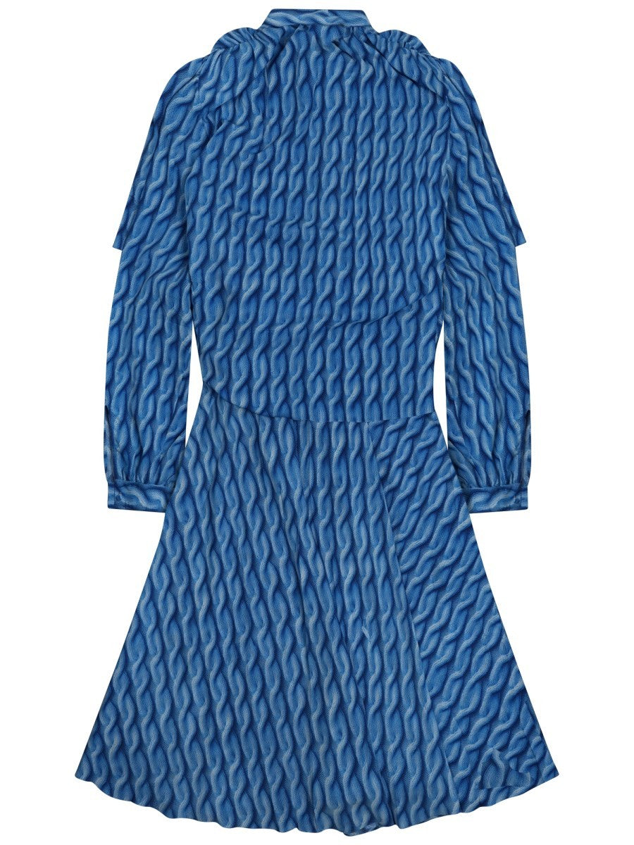 MIDI DRESS WITH PRINT