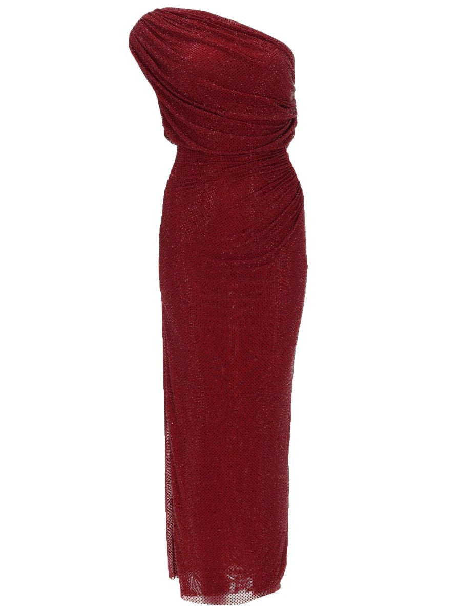 MIDI DRESS WITH RHINESTONES