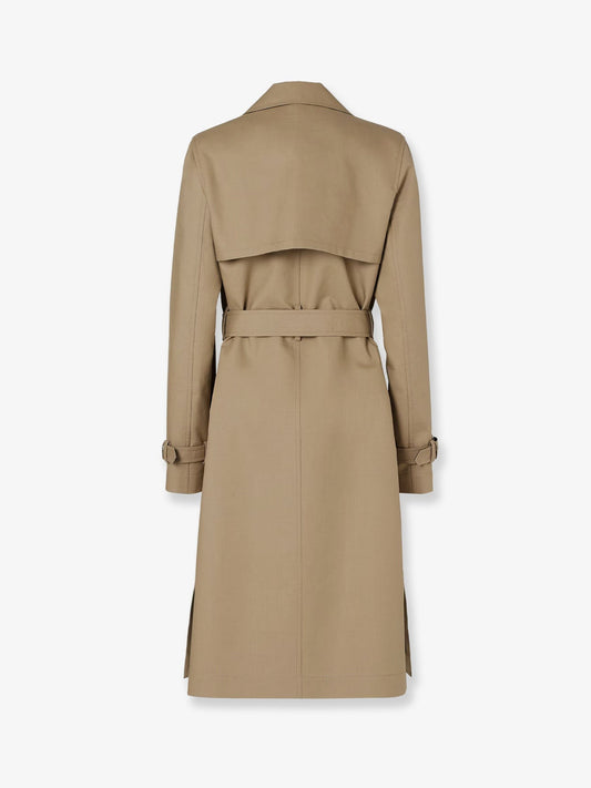 Midi Trench coat in Mackintosh fabric