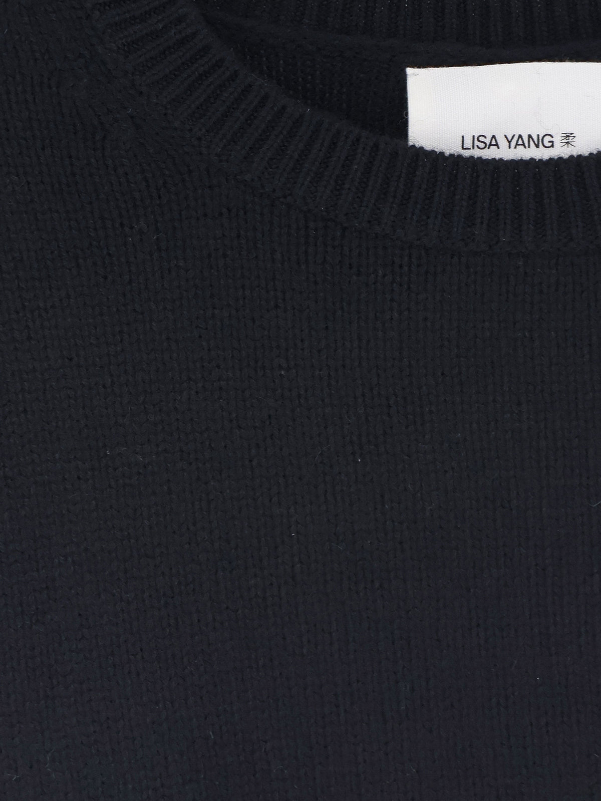 Mila cashmere sweater with ribbed knit