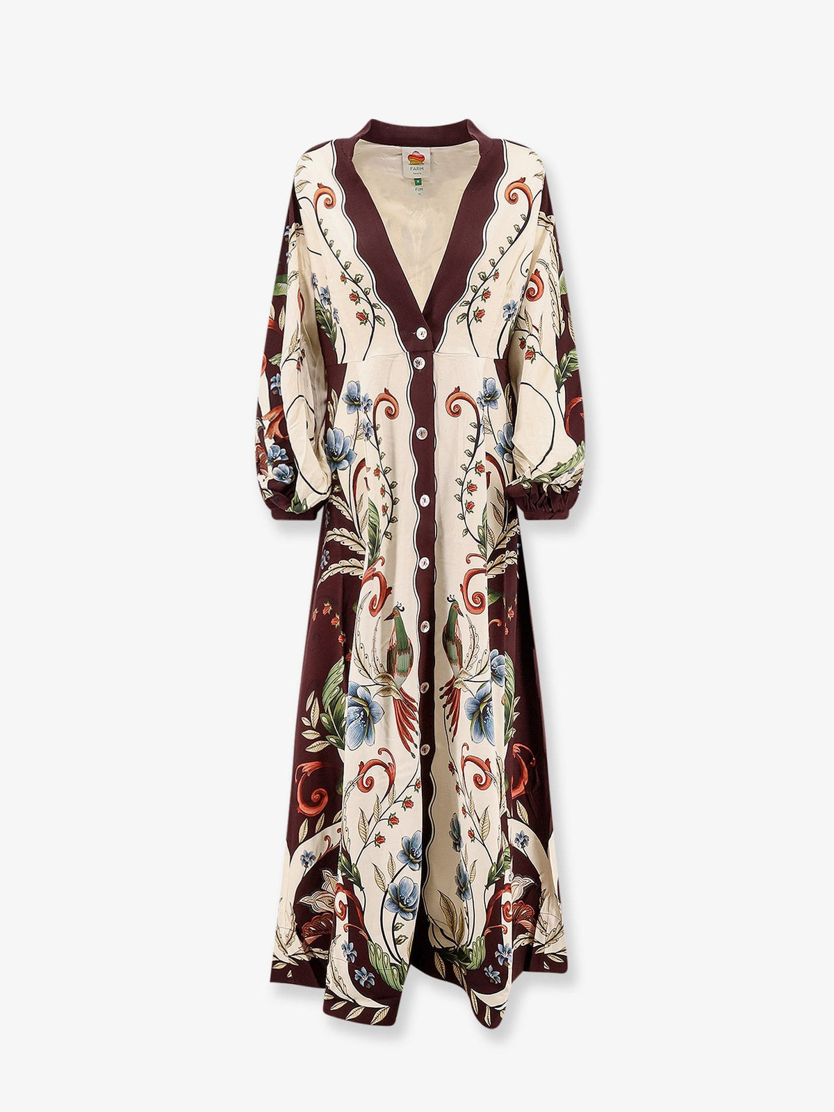 Millena maxi dress with all-over print