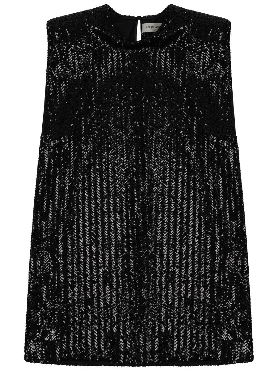 MINI DRESS WITH SEQUINS