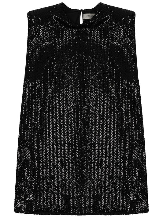 MINI DRESS WITH SEQUINS