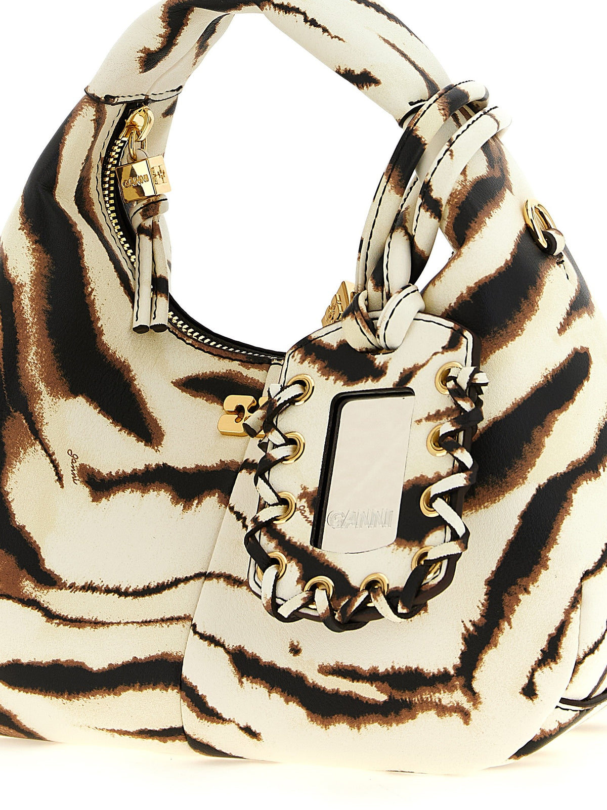 'Mini Hobo Zebra' handbag