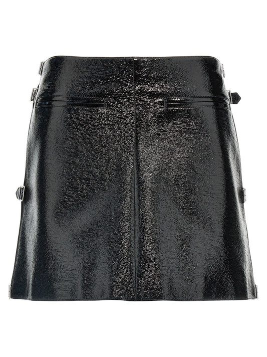 'Mini Multi Sangle Vinyl' skirt