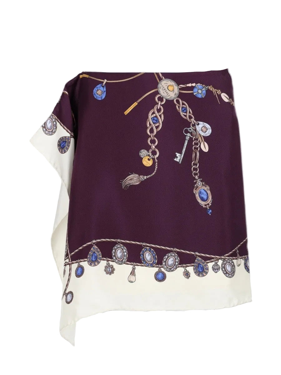 Minigonna in Twill di Seta