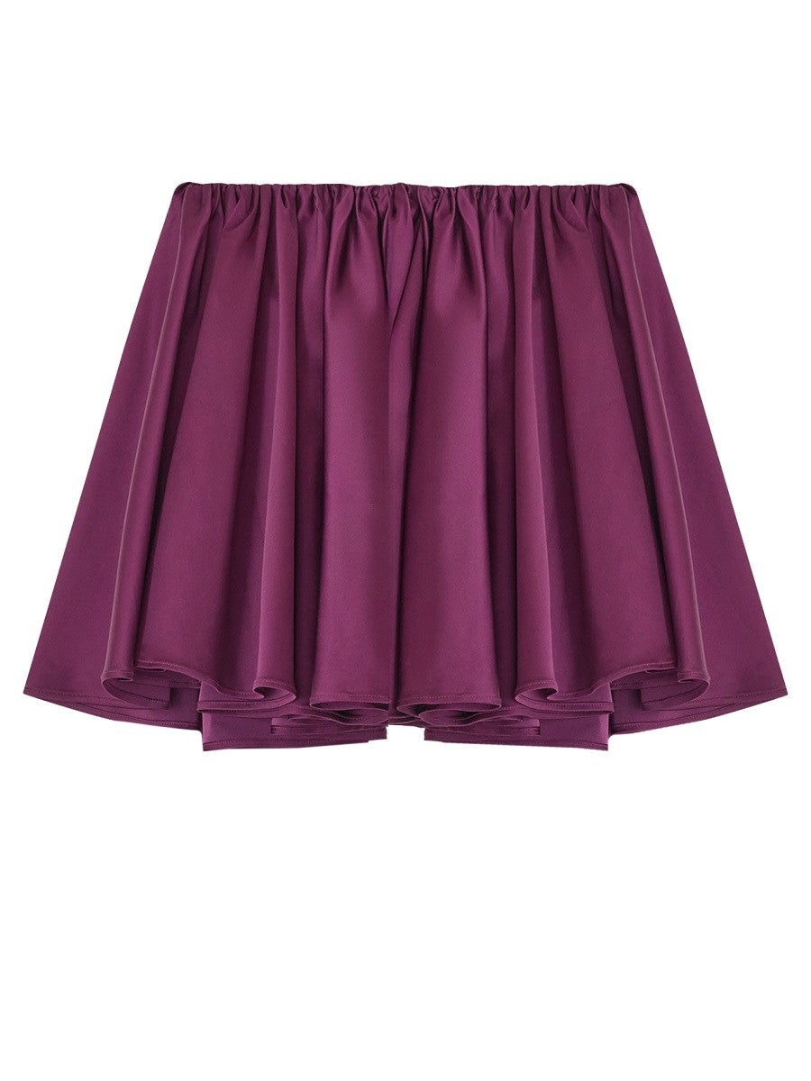 MINISKIRT WITH DRAPE