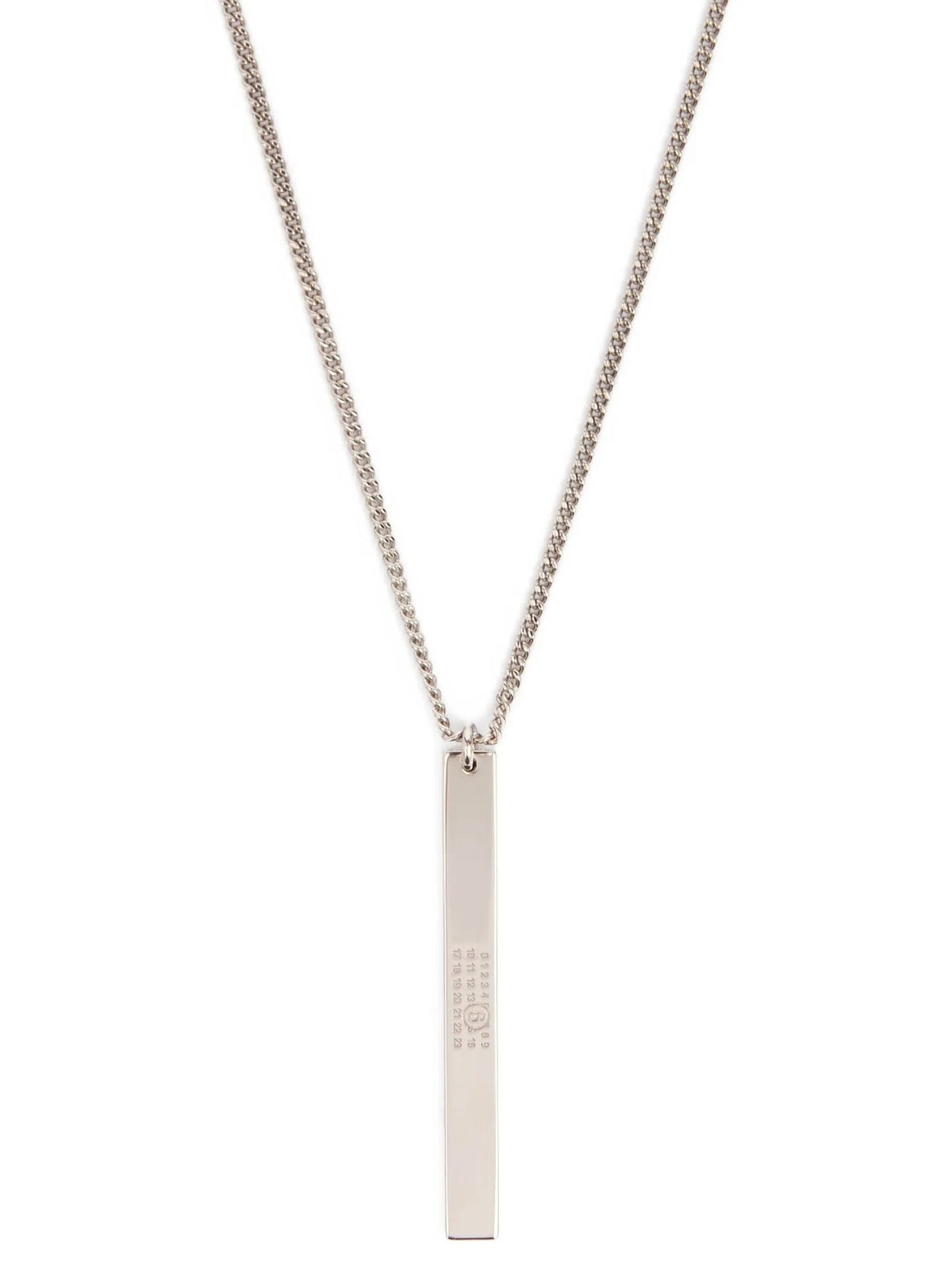 MM6 'Numeric Bar' necklace