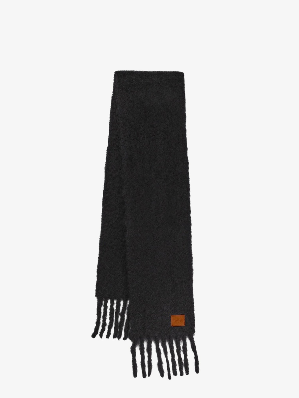 Mohair and wool scarf