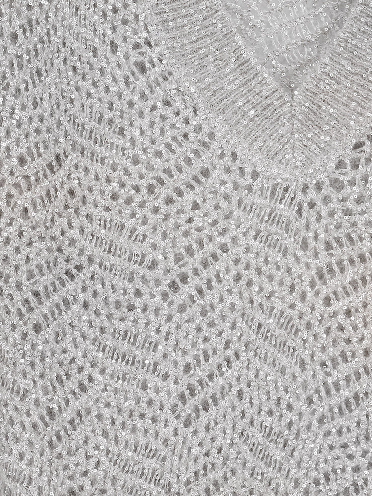 Mohair blend sweater with Dazzling pattern