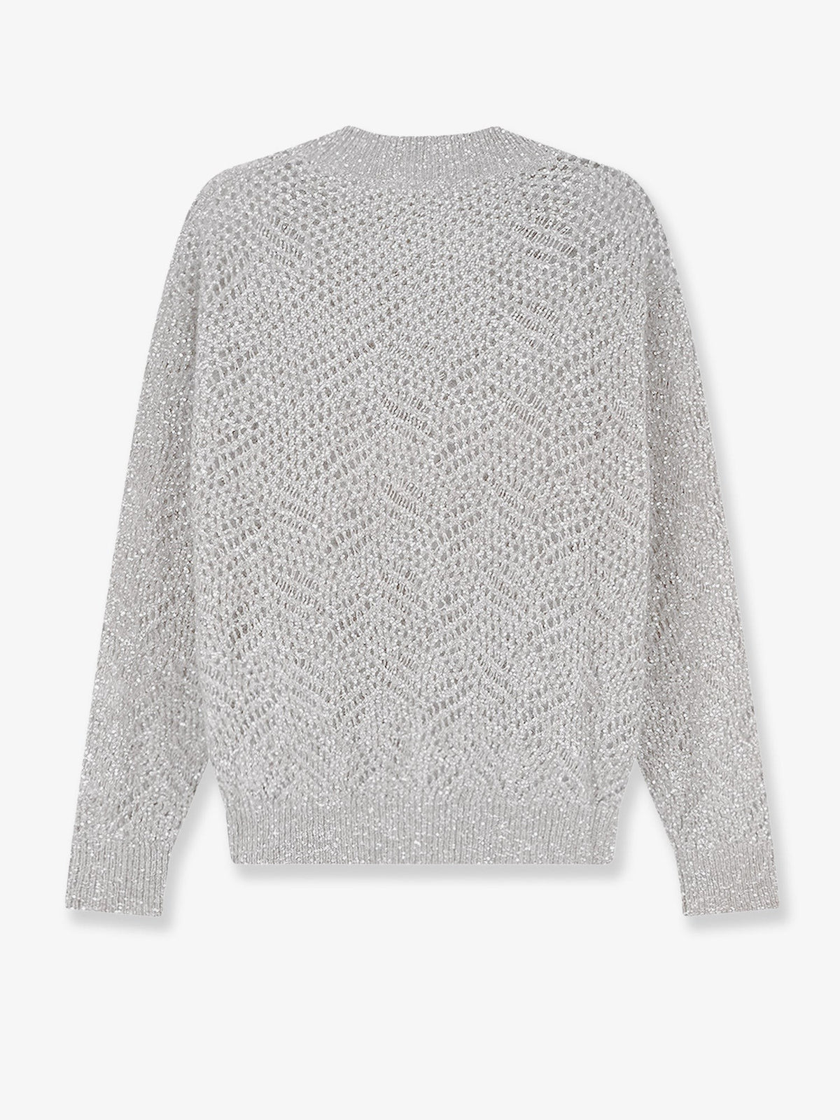 Mohair blend sweater with Dazzling pattern