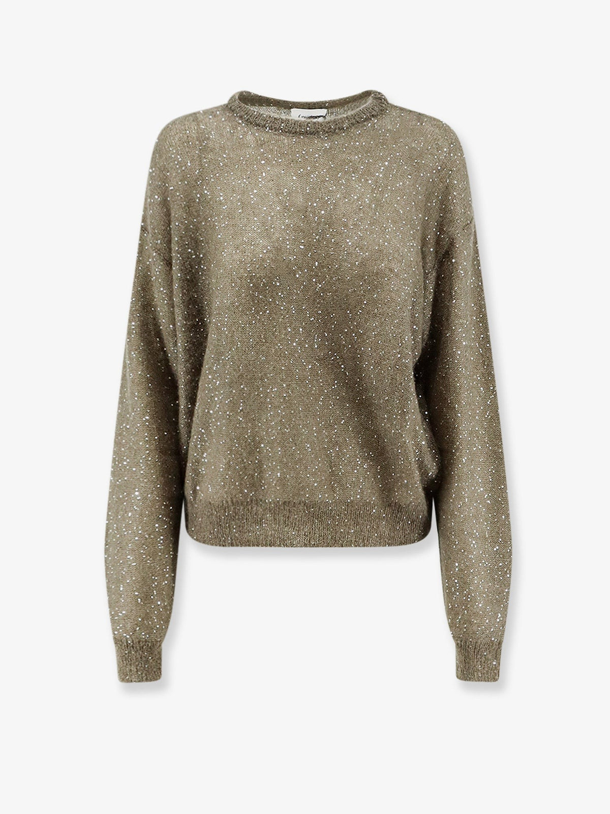 Mohair blend sweater with sequins