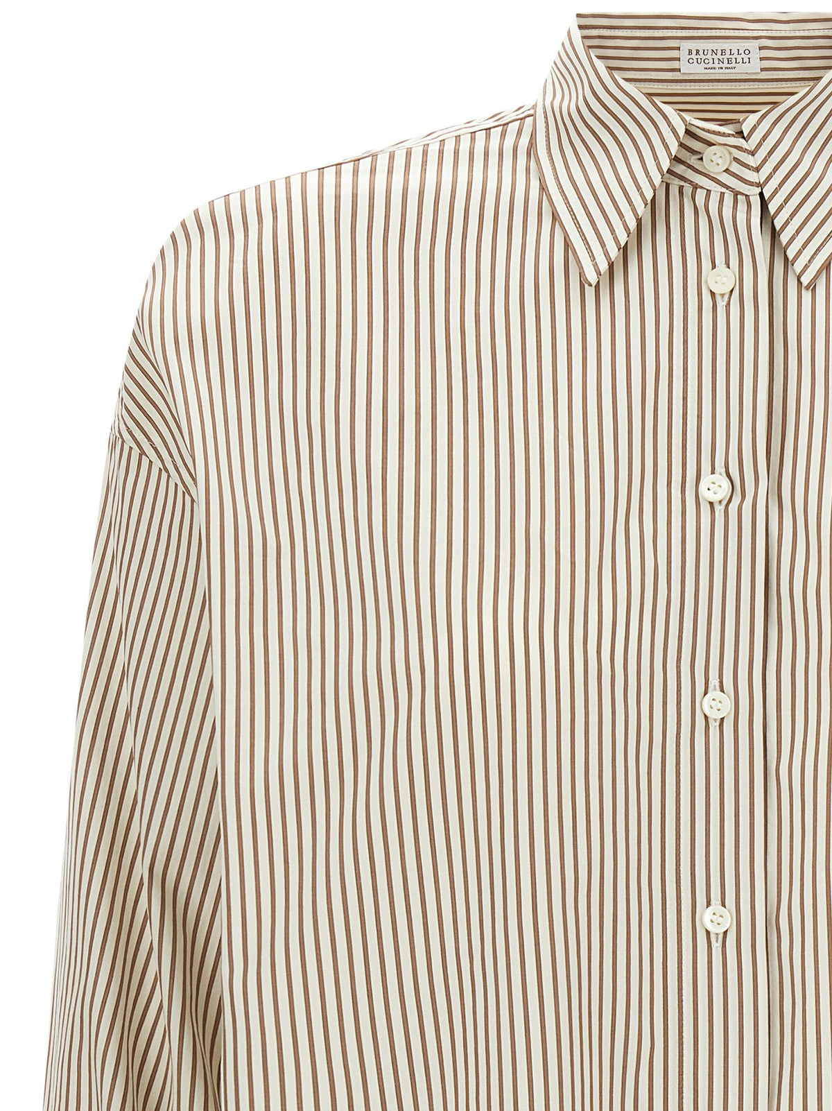 'Monile' cuffed shirt