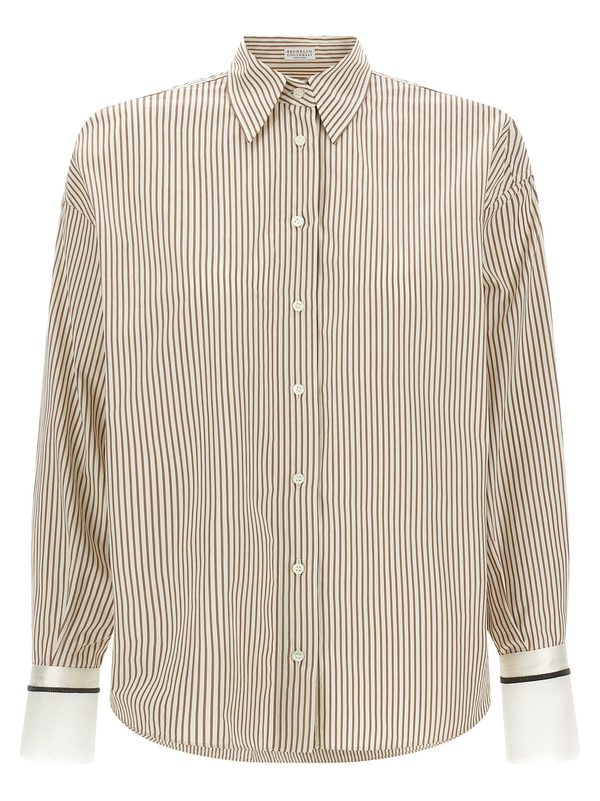 'Monile' cuffed shirt