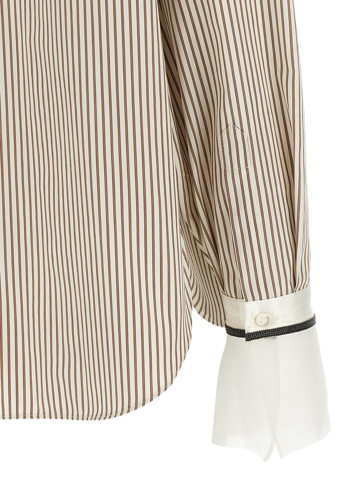 'Monile' cuffed shirt