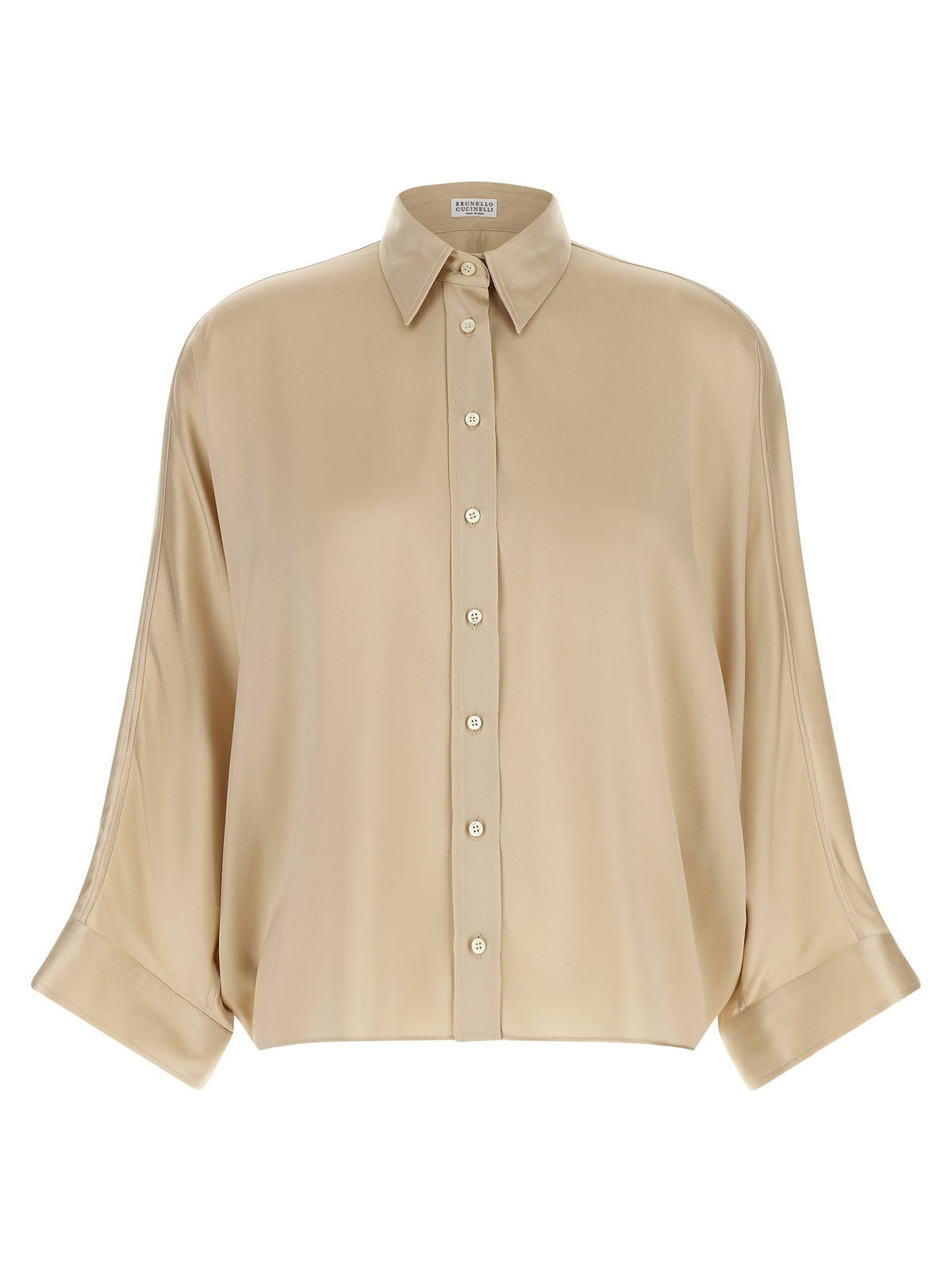 'Monile' satin shirt